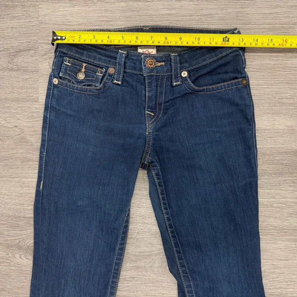 Y2K True Religion Blue Bootcut Jeans Womens Size 12 - Picture 3 of 8